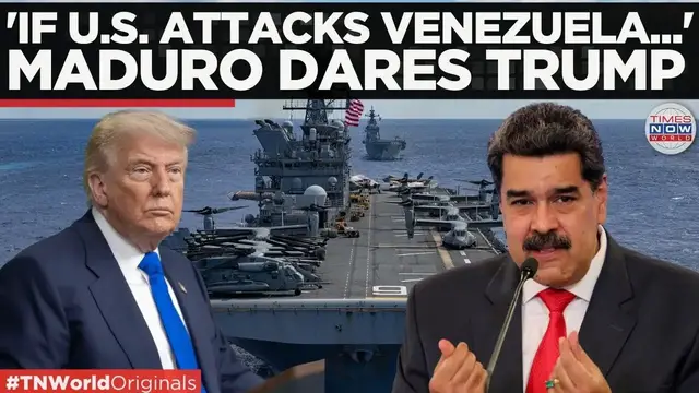 'Video thumbnail for 'Nobody Will Touch Venezuela,' Maduro Hits Back at Trump Says, 'You Attack Sovereignty' | World News'