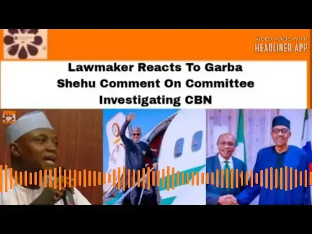 Video thumbnail for Lawmaker Reacts To Garba Shehu Comment On Committee Investigating CBN ~ OsazuwaAkonedo