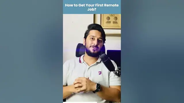 'Video thumbnail for How to Get Your First Remote Job'