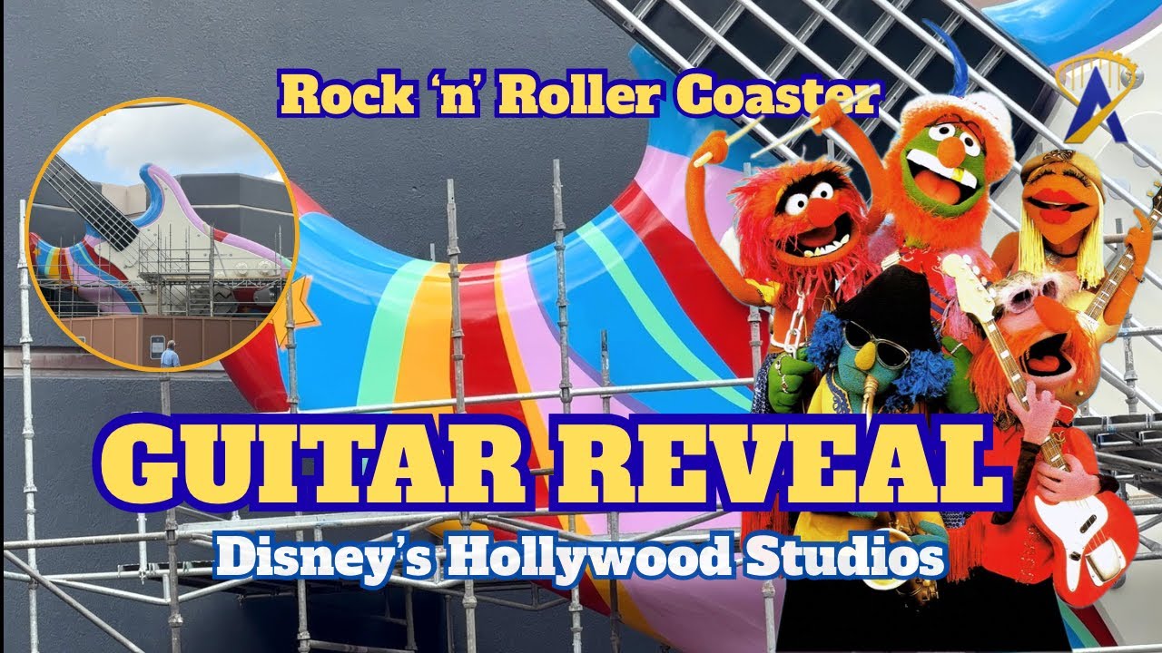 Video thumbnail for Guitar Revealed at the Rock n Roller Coaster Starring The Muppets! - Disney’s Hollywood Studios