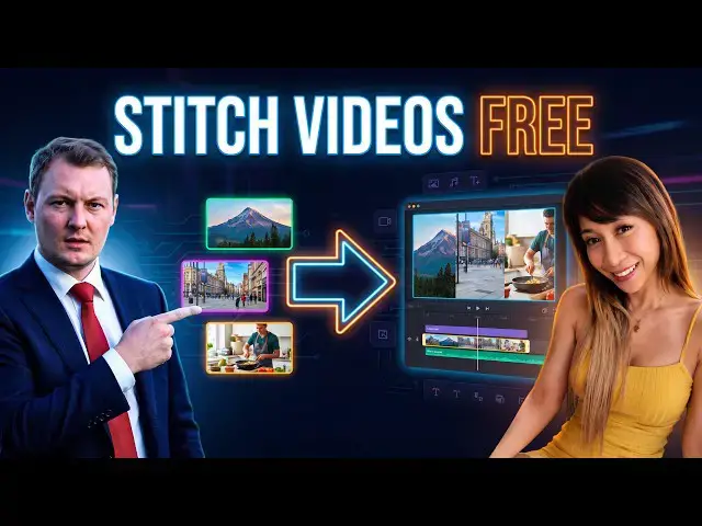 Video thumbnail for Stitch Videos Together for Free in Seconds — No Upload [YB Video Editor]
