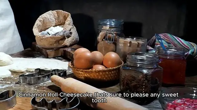 Video thumbnail for Cinnamon Roll Cheesecake Recipe