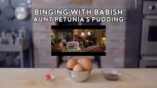 'Video thumbnail for 17.Binging with Babish; Aunt Petunia's Pudding from Harry Potter and the Chamber of Secrets (1080p 24fps)'