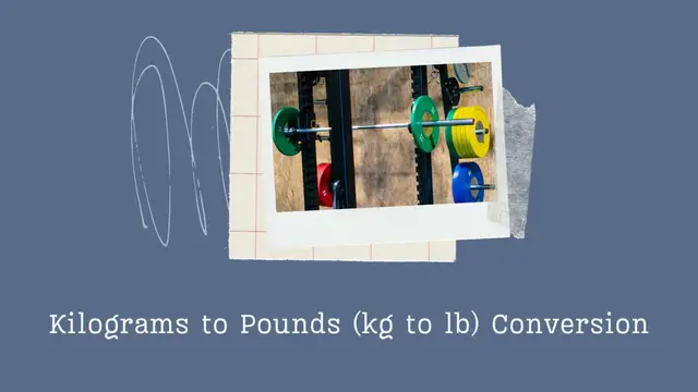 Video thumbnail for Kilograms to Pounds (kg to lb)