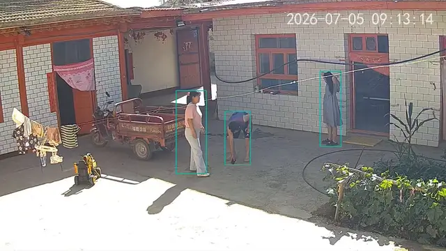 Video thumbnail for China: Chinese toddler secretly starts electric tricycle in dangerous courtyard moment.