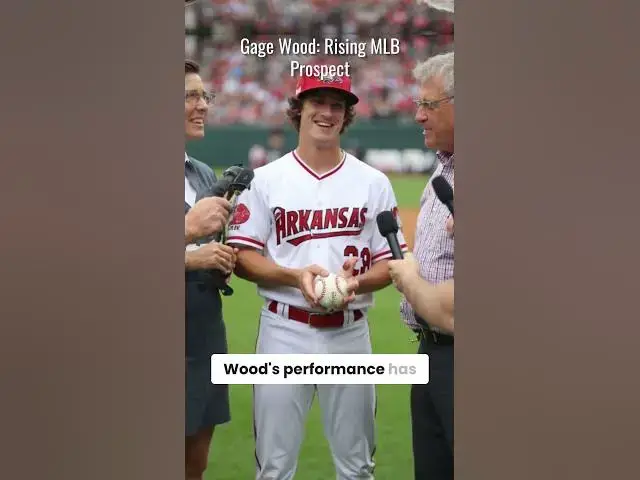 'Video thumbnail for Arkansas Razorbacks Pitcher Gage Wood Throws Historic No-Hitter in College World Series'