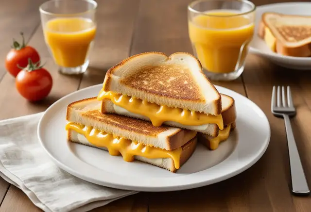 Video thumbnail for Classic Grilled Cheese Sandwich