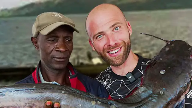 Video thumbnail for Kenyan Fish Lunch in Naivasha, Kenya! I GOT CATFISHED!?