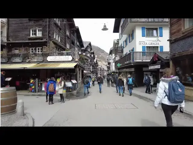 Video thumbnail for Downtown Zermatt Switzerland Tour | Matterhorn Basecamp
