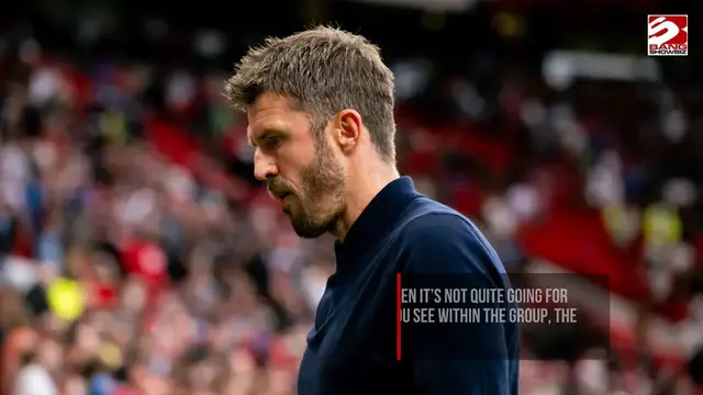 Video thumbnail for Michael Carrick believes Manchester United can ‘work through’ their disappointing start to the season