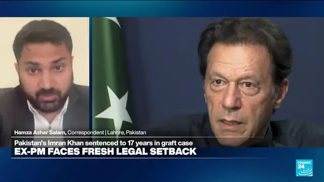 Video thumbnail for EX Pakistan PM Imran Khan and wife sentenced to 17 years