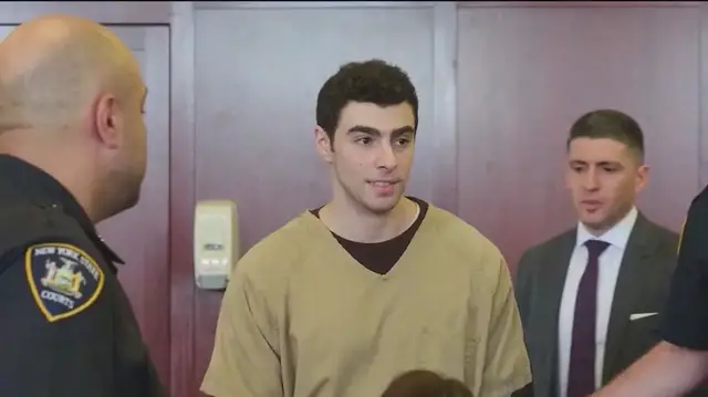 'Video thumbnail for Luigi Mangione's lawyers fight against death penalty'