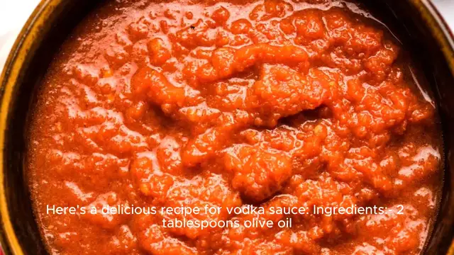 Video thumbnail for Vodka Sauce Recipe