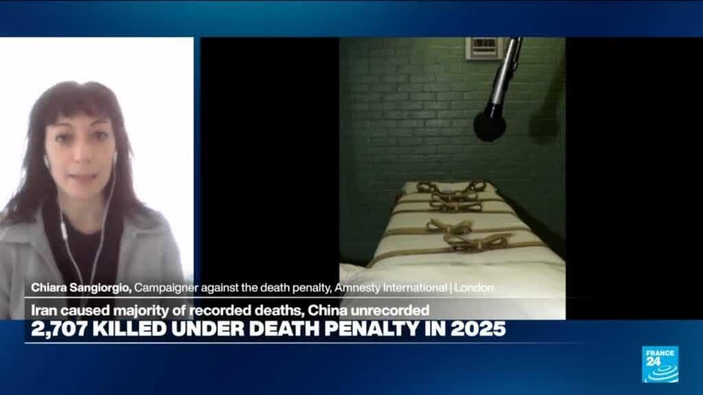 Video thumbnail for 'Tool of control to crush dissent': Amnesty warns of global 'resurgence' in use of death penalty