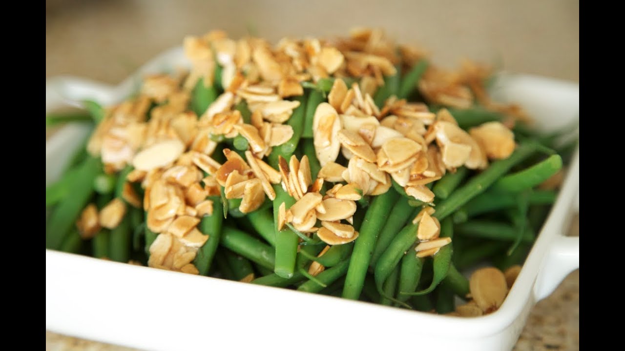Video thumbnail for Buttery Green Beans with Toasted Almonds | Byron Talbott