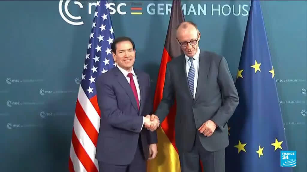 Video thumbnail for US urges stronger transatlantic alliance at Munich Security Conference