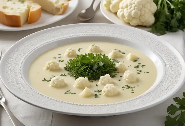 Video thumbnail for Creamy Cauliflower Soup