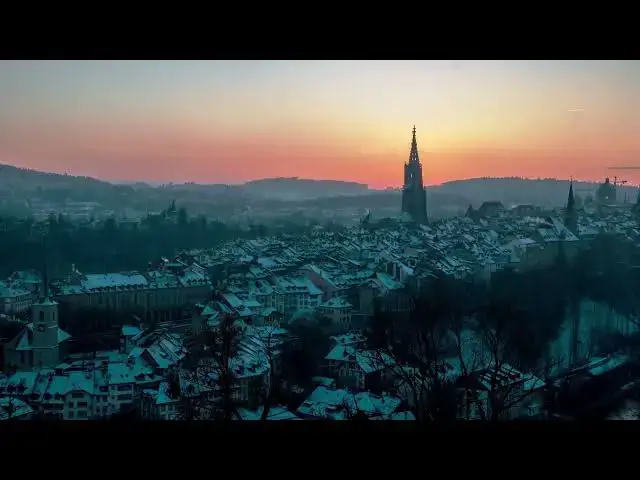 Video thumbnail for Time Lapse  Sunset in city