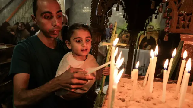 Video thumbnail for Gaza's Palestinian Christians mark good Friday amid ongoing conflict