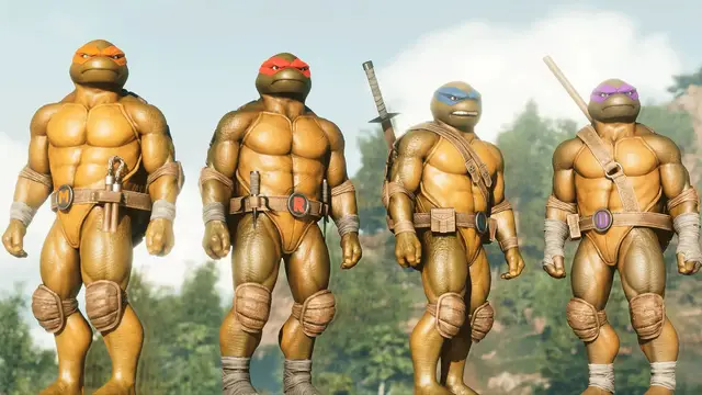 'Video thumbnail for ARK: Survival Ascended x TMNT - Official Cosmetic Pack Trailer'