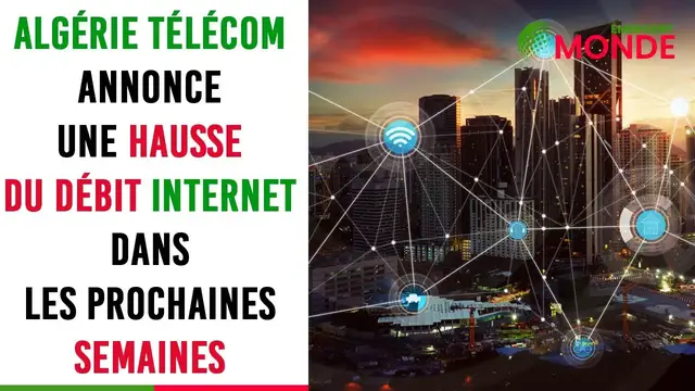 Video thumbnail for 📶 Algérie télécom annonce une hausse du débit internet dans les prochaines semaines !