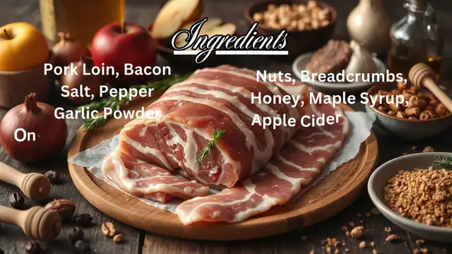 Video thumbnail for Bacon Wrapped Pork Loin