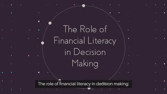 Video thumbnail for The role of financial literacy in decision making