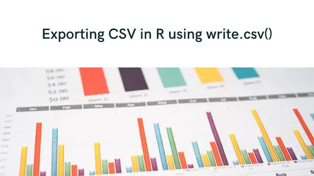 Video thumbnail for Export CSV in R Using write.csv() | Export CSV Files in R