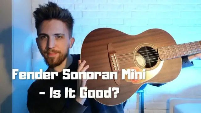 'Video thumbnail for Fender Sonoran Mini (All Mahogany) - Is It Good? The Best Acoustic Guitar For Beginners [REVIEW]'