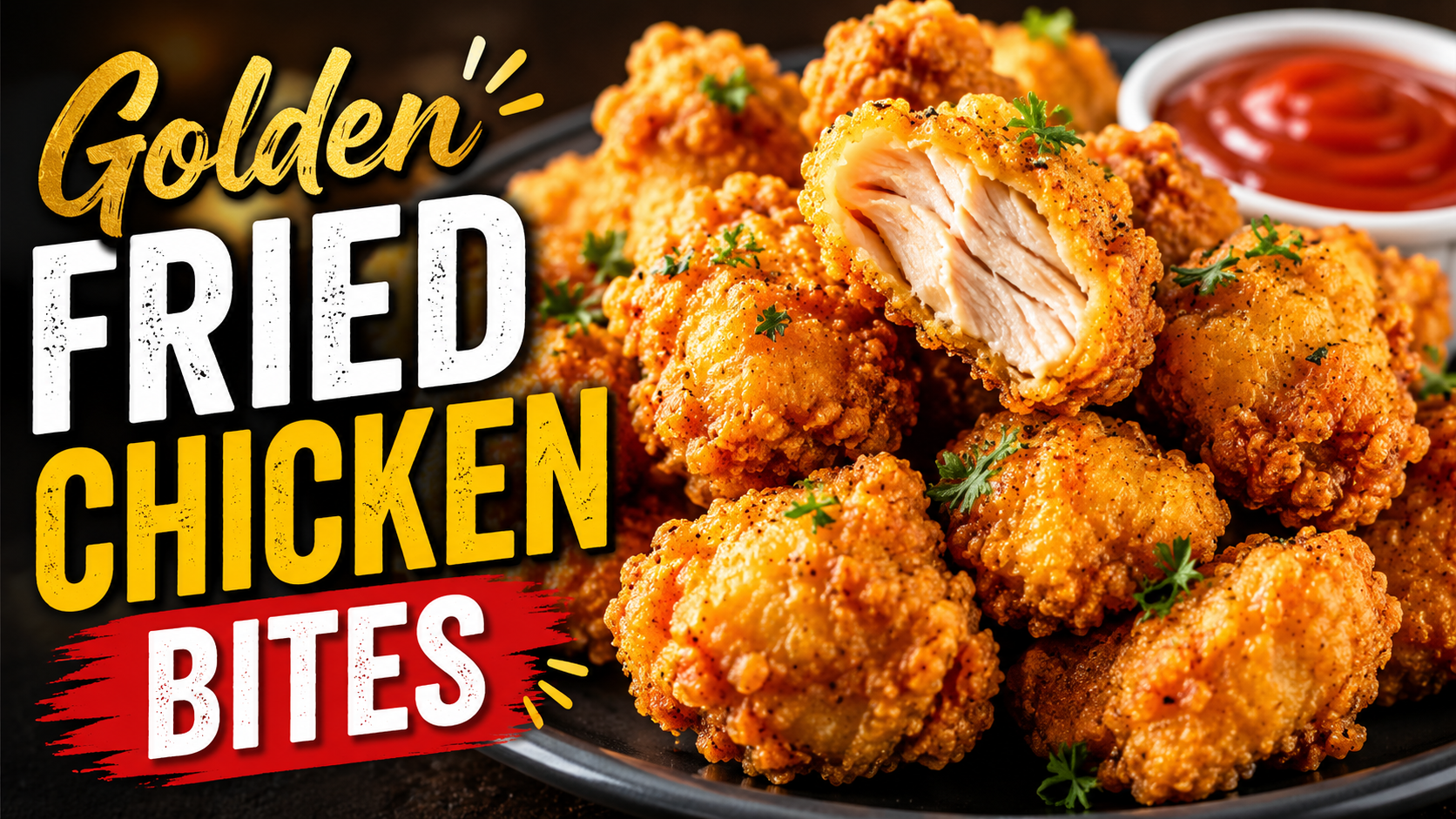 Video thumbnail for Crispy Outside, Juicy Inside – Chicken Bites Done Right