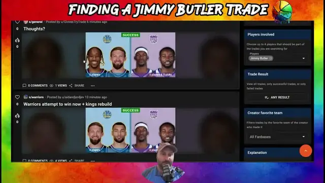 Video thumbnail for heatcheck: warriors' dilemma: trading jimmy butler after acl injury?