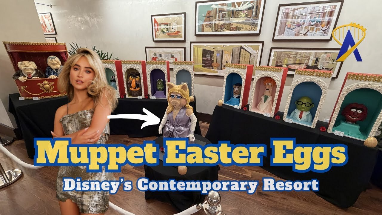 Video thumbnail for Muppet themed Easter Eggs at Disney’s Contemporary Resort