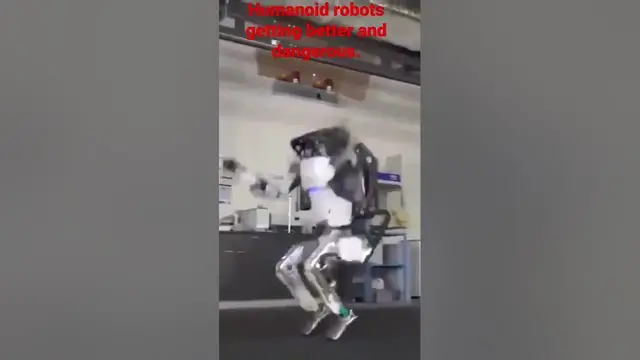 Video thumbnail for #humanoidrobots getting #smarter #better & #dangerous. #like #subscribe #engineering