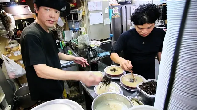 'Video thumbnail for Japan's Top Secret Ramen Shop! JAPANESE STREET FOOD in Fukuoka, Japan (Blue Bucket Ramen)'