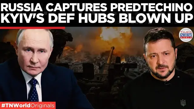 Video thumbnail for Russia Advances In Ukraine's Donetsk, Bombards Kyiv’s Military Industry! | Times Now World