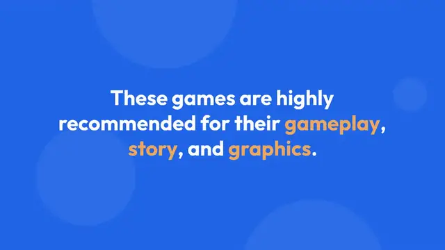 Video thumbnail for Must-Try Addictive Games List