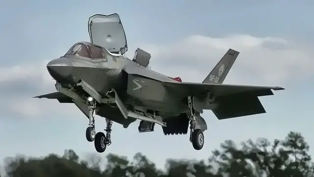 Video thumbnail for F-35B Lightning II Test • Vertical Landing On Sloped Surface