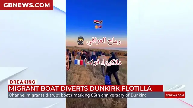 Video thumbnail for WATCH: Martin Daubney left emotional as flotilla of boats commemorating the Dunkirk evacuation disrupted