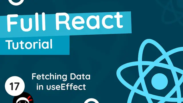 Video thumbnail for Full React Tutorial #17 - Fetching Data with useEffect