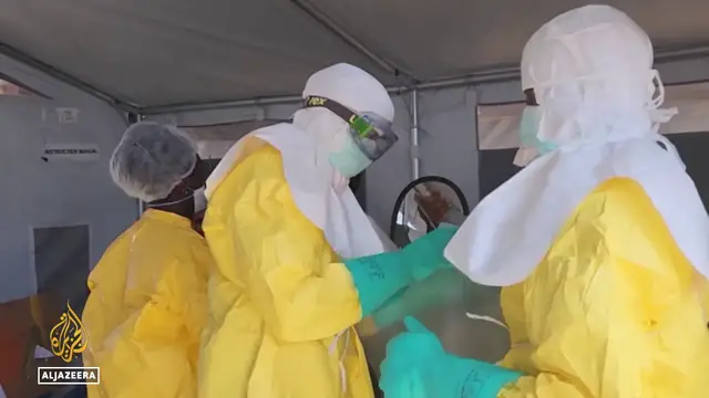 Video thumbnail for Ebola outbreak in DR Congo: Health workers face challenges including shortages