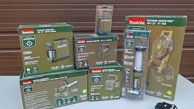 'Video thumbnail for Makita Outdoor Adventure Gadgets'