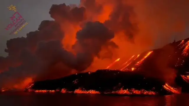 Video thumbnail for Lavastrom 2 erreicht Meer