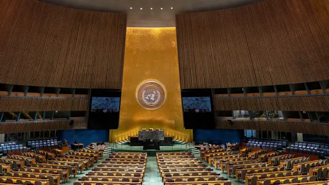 Video thumbnail for UN faces its toughest test under Trump’s attacks in 80 years