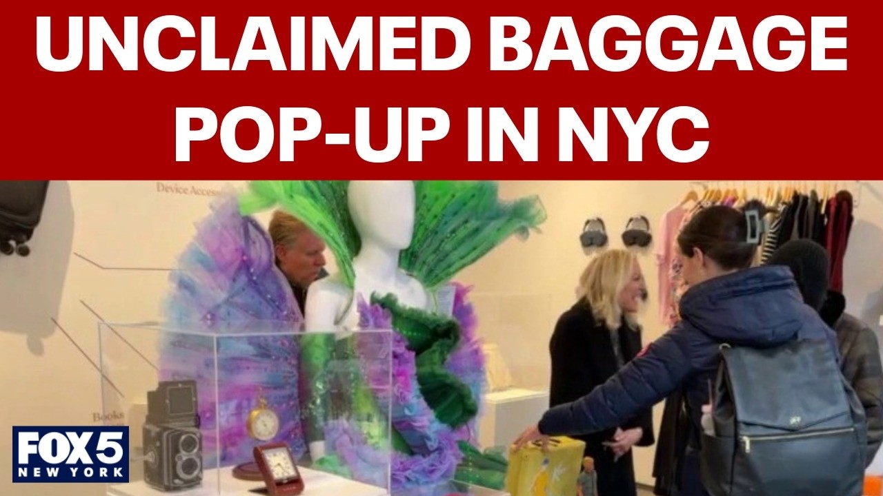 Video thumbnail for Unclaimed baggage pop-up on Lower East Side