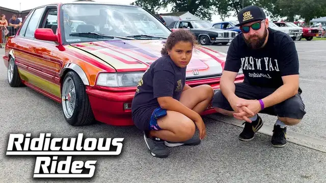 'Video thumbnail for Father And Son Build Incredible Honda Civic Lowrider'
