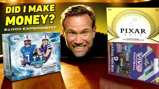 Video thumbnail for Sports Card Investor: $1,000 sports card box break experiment - can we profit?