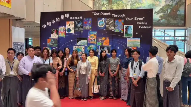 Video thumbnail for Myanmar: Chinese space documentary inspires Myanmar students.