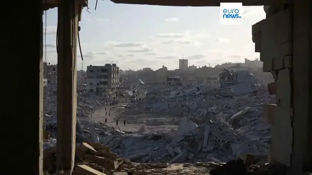 'Video thumbnail for Aid delivery into Gaza scaled up ahead of summit for peace in Egypt'