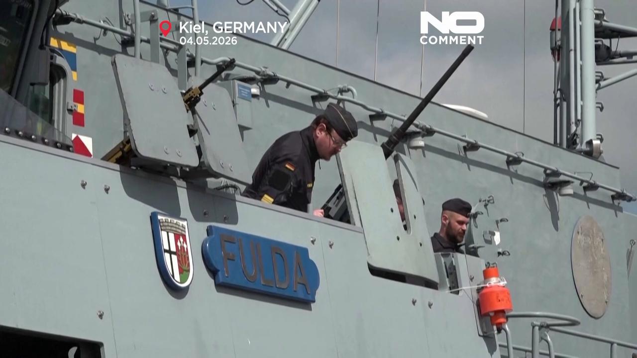 Video thumbnail for German minehunter heads to Mediterranean for possible Hormuz mission