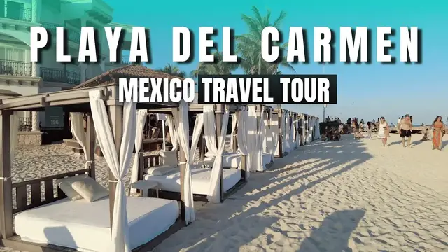 'Video thumbnail for Playa Del Carmen Travel Vlog 2025'